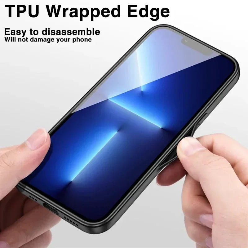 Magnetic Leather Case For iPhone 15 16 Pro Max 14 13 12 11 Pro Max XS XR X 8 7 Plus SE 2022 Wireless Charging Phone Cover Etui