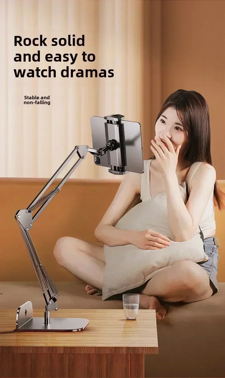 Adjustable Lazy Mobile Phone Stand for Bedside and Desktop Hidden Design Live Broadcast and Video Watching