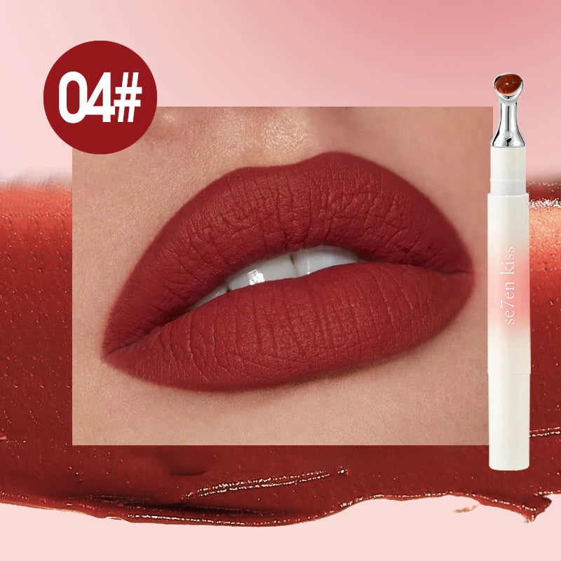 Velvet Soft Matte Lip Glaze Waterproof Long Lasting Moisturizing Non Transfer Lipstick Makeup Cosmetics Beauty Health