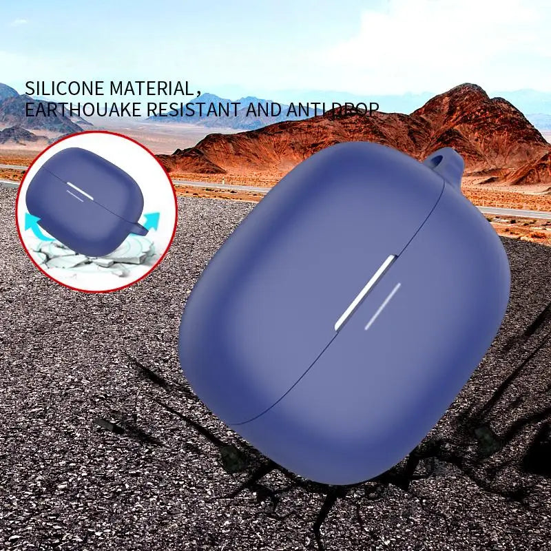 NEW Silicone Protective Case For Redmi Buds 6 Pro Headset Soft Case Charging Bag Headset Case Storage Bag with Hook