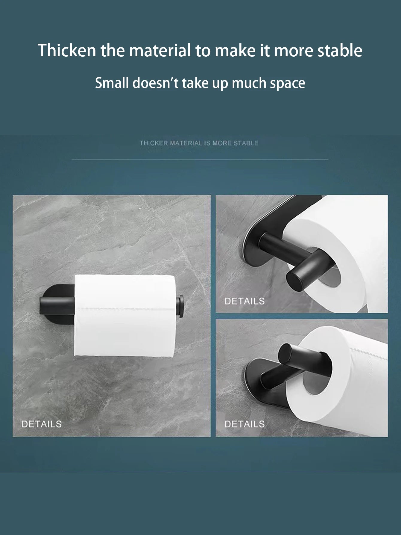 Kitchen Paper Towel Holder Adhesive Tissue Hanger Toilet Roll Paper Dispenser Cabinet Storage Napkin Rack Bathroom Accessories