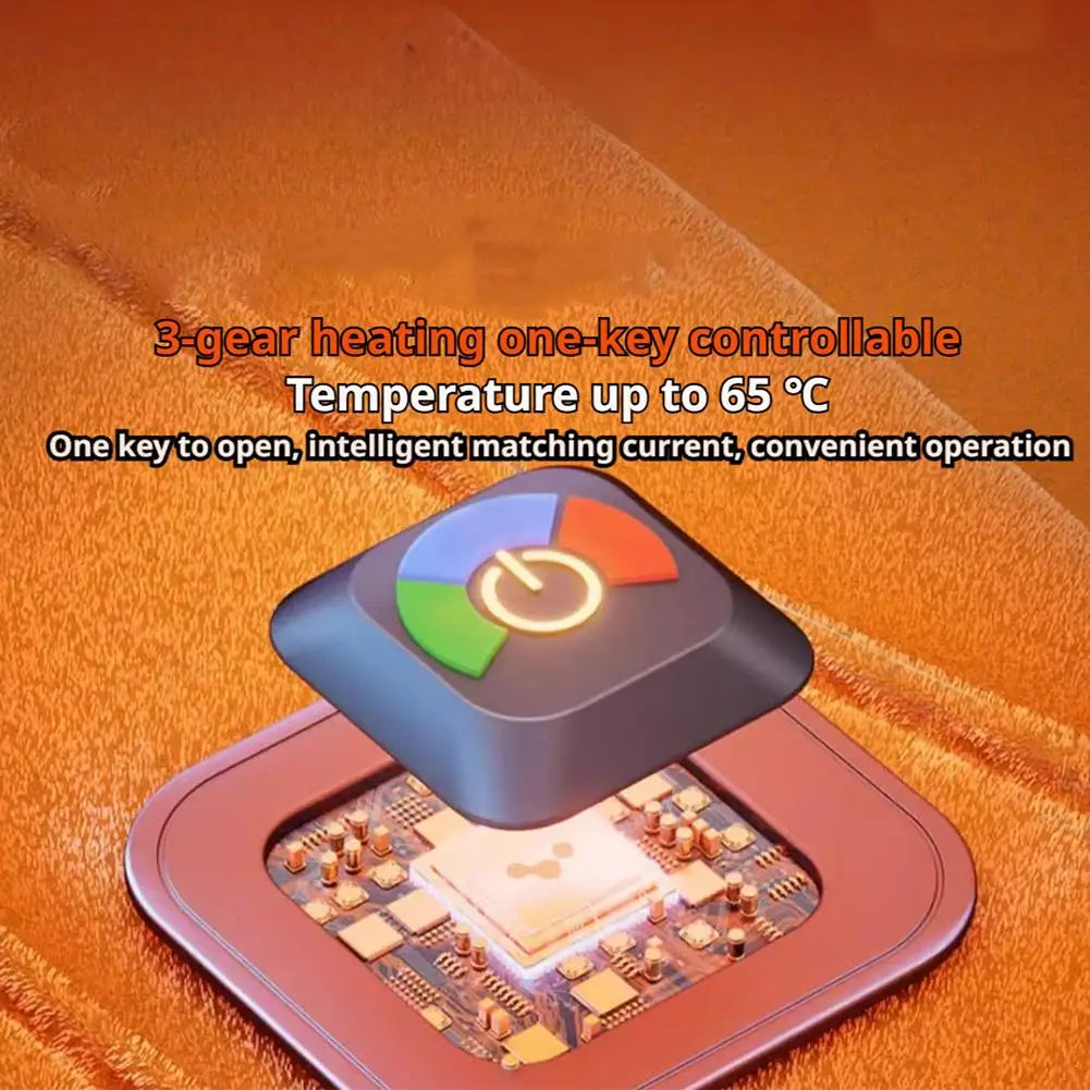 Car Heated Seat Cushion Car & Home Use Heated Seat Cushion USB Electric Heating Car Seat Cushion Multi-Scene Heating Pad New