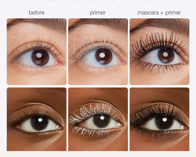 Tubular mascara waterproof, sweat-proof, non-smudge, long and curly eyeliner liquid combination set