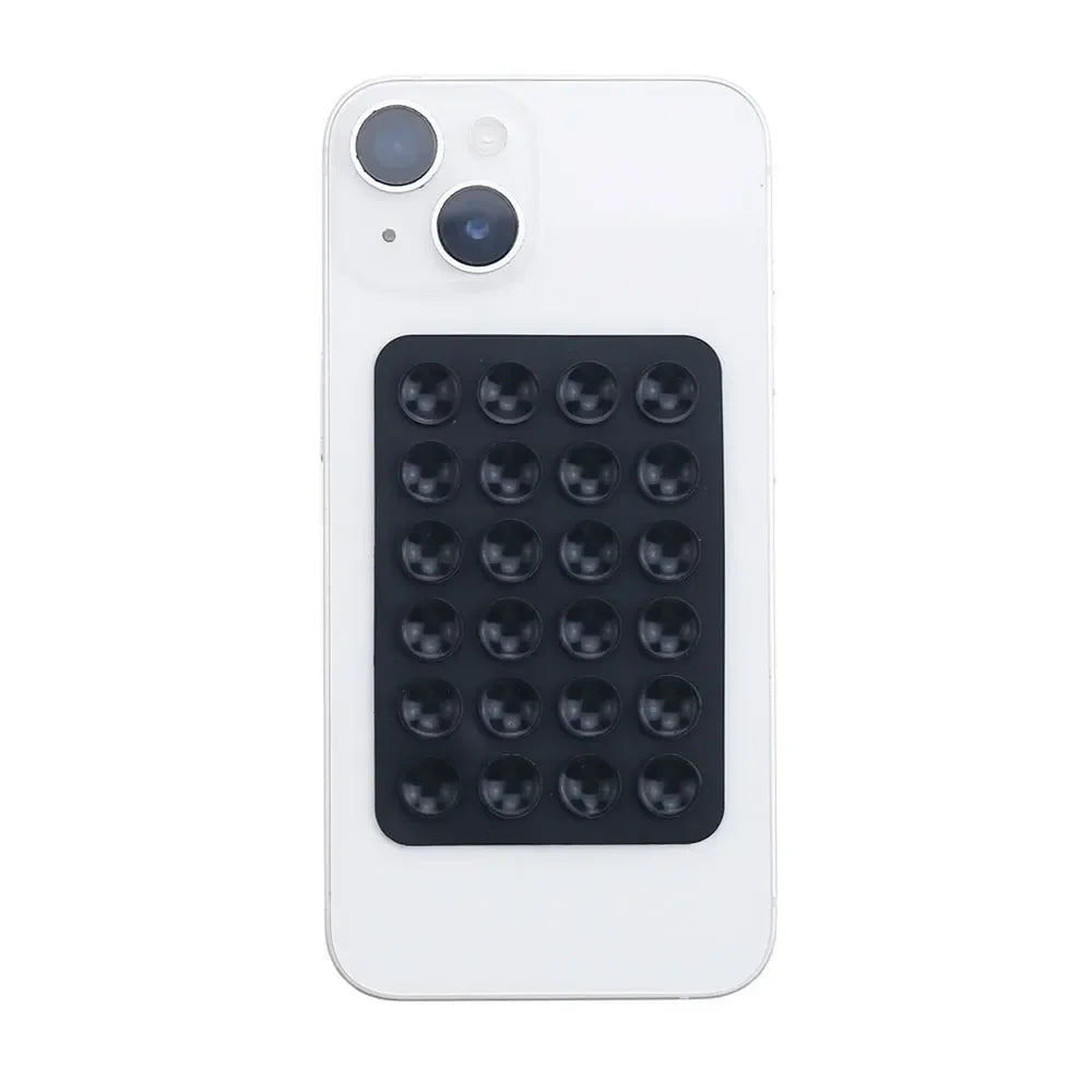 Multifunctional Silicone Suction Pad Phone Fixture Suction Cup Backed Adhesive Rubber Sucker Pad Fixed Pad 24Square Suction Cups