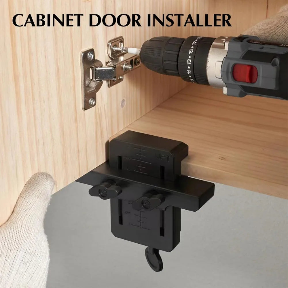 1-4Pcs Cabinet Door Mounting Jig Cabinets Frame Clamp Multi Functional Woodworking Cabinet Door Installation Locator Tools