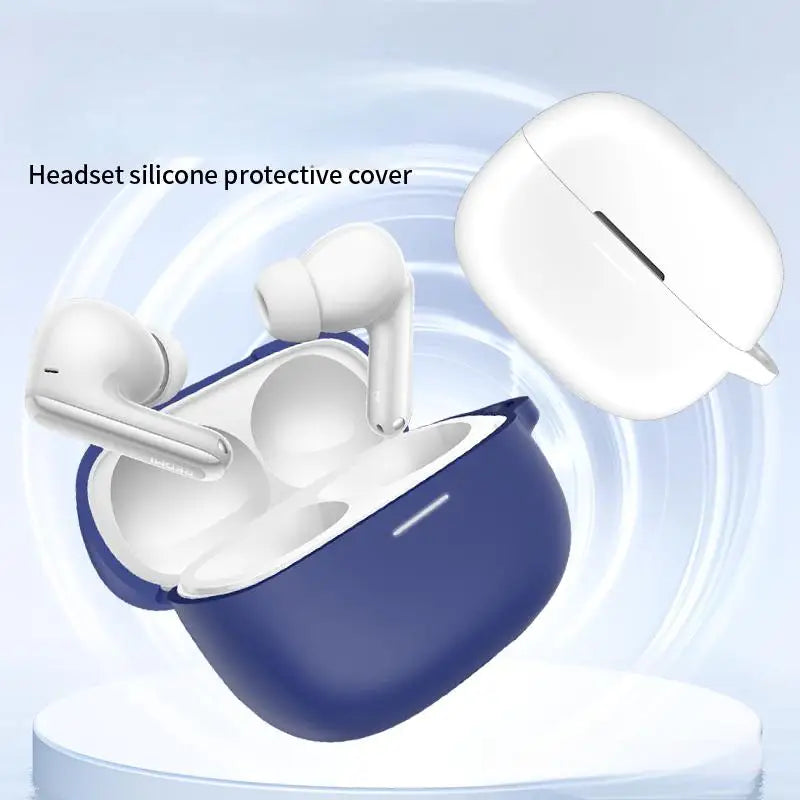NEW Silicone Protective Case For Redmi Buds 6 Pro Headset Soft Case Charging Bag Headset Case Storage Bag with Hook