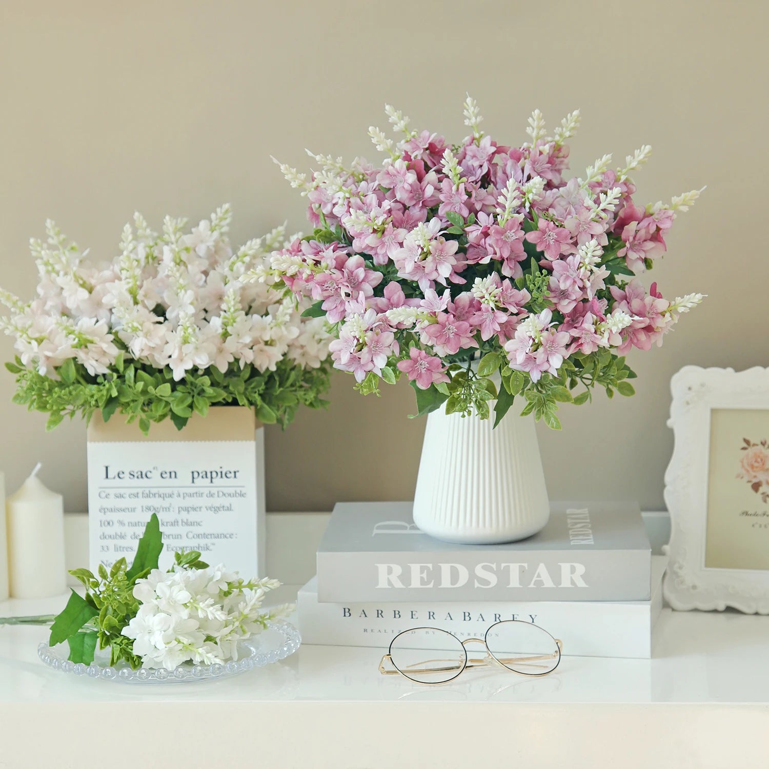 Silk Yucca Gloriosa Artificial Flowers Wedding Home Christmas Decorations Wreath Bridal Bouquet Table Simple Dainty Arrangements