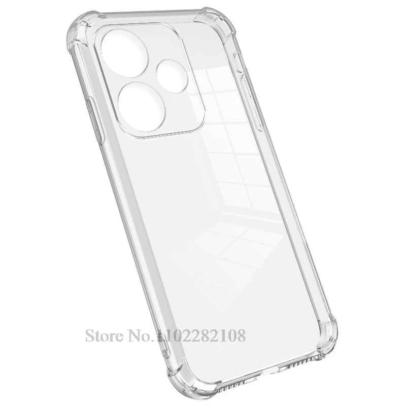 Clear Cover For Xiaomi Redmi Note 10 11 12 4G 10s 11s 12s 12 Pro A1 A2 Plus 10 2022 10C 12C 13 13C 5G Transparent Silicone Case