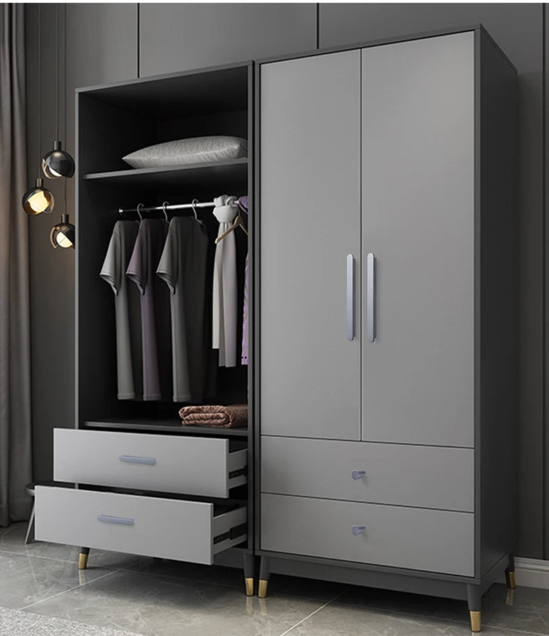 Modern style wardrobe cabinet bathroom cabinet black pulls drawer handles furniture cupboard aluminum alloy handle