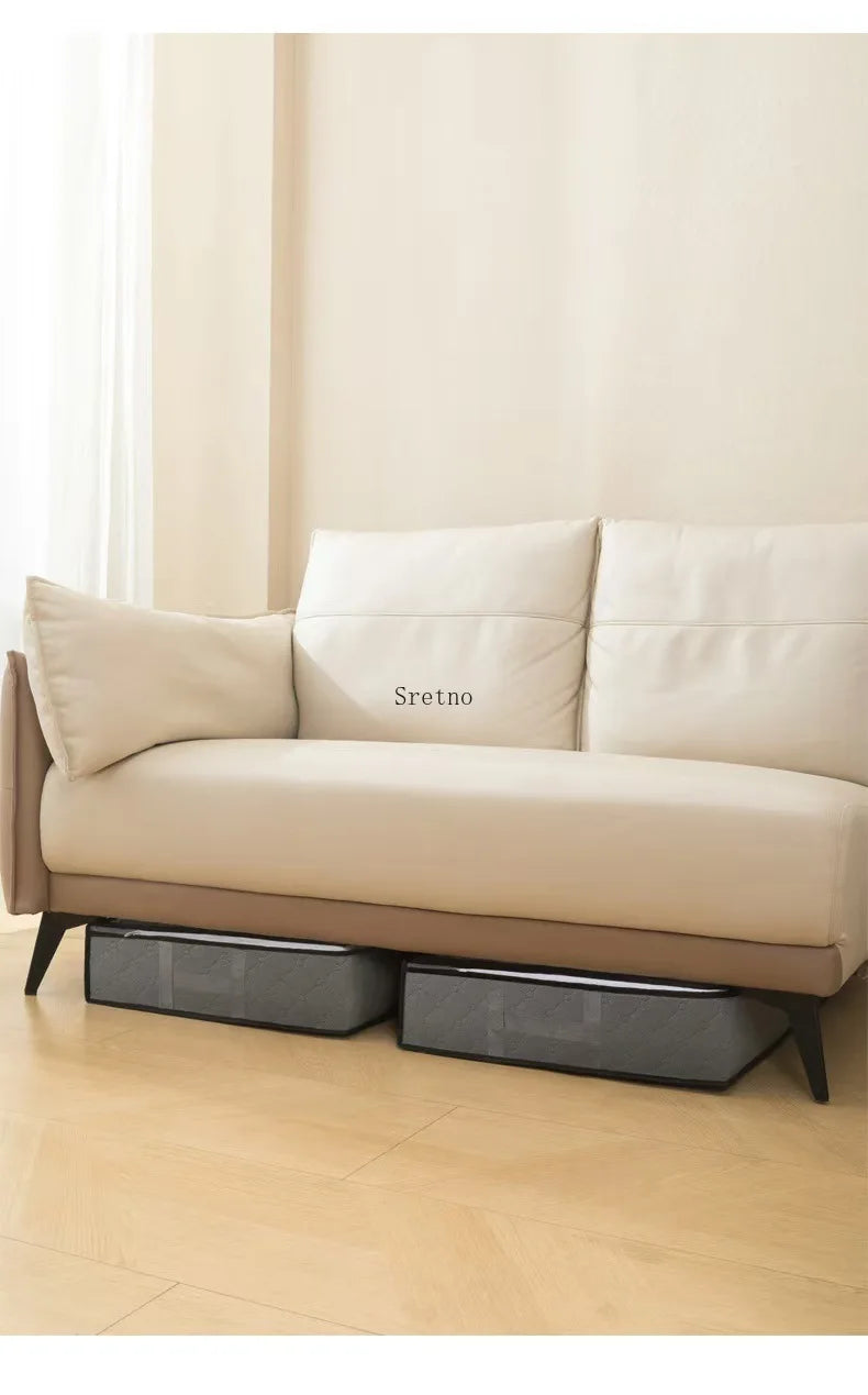 SRETNO Foldable Bed Sheet Storage Box Space Saving Multi-functional Quilt Cover Case Dustproof Underbed Storage Bags Household