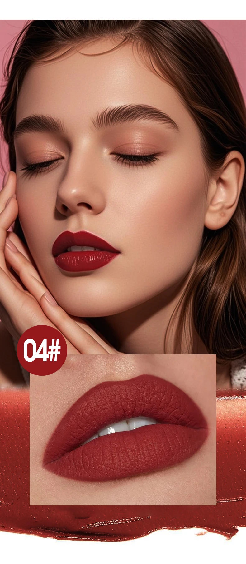 Velvet Soft Matte Lip Glaze Waterproof Long Lasting Moisturizing Non Transfer Lipstick Makeup Cosmetics Beauty Health