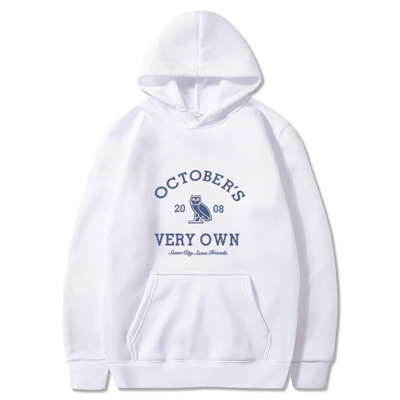 October's Hoodies Men Very Own Printed Long Sleeve Sweatshirts Women Casual Harajuku Sportwear Hoodied Pullovers Sudaderas