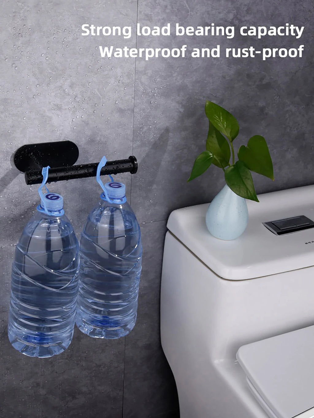 Kitchen Paper Towel Holder Adhesive Tissue Hanger Toilet Roll Paper Dispenser Cabinet Storage Napkin Rack Bathroom Accessories