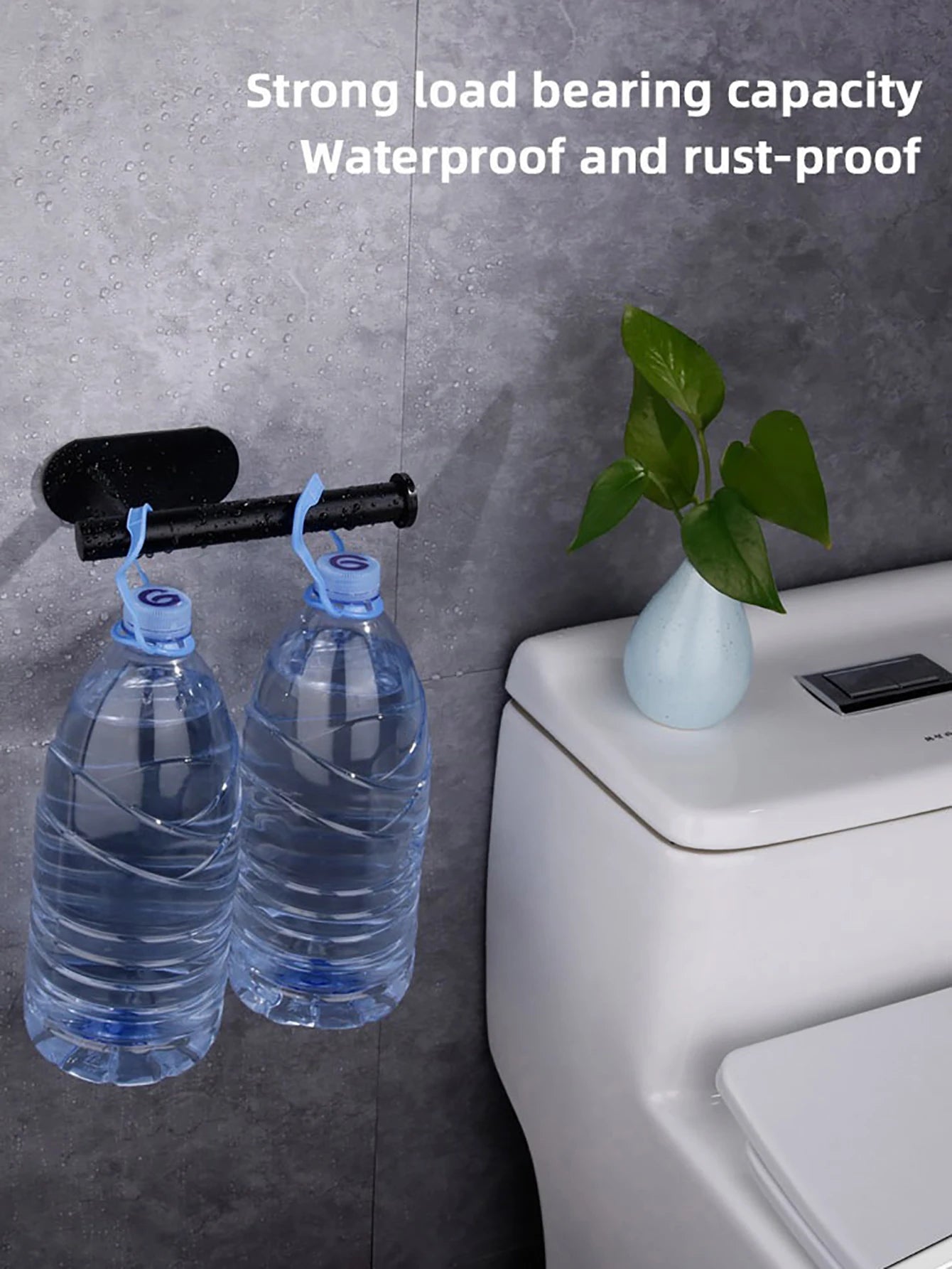 Kitchen Paper Towel Holder Adhesive Tissue Hanger Toilet Roll Paper Dispenser Cabinet Storage Napkin Rack Bathroom Accessories