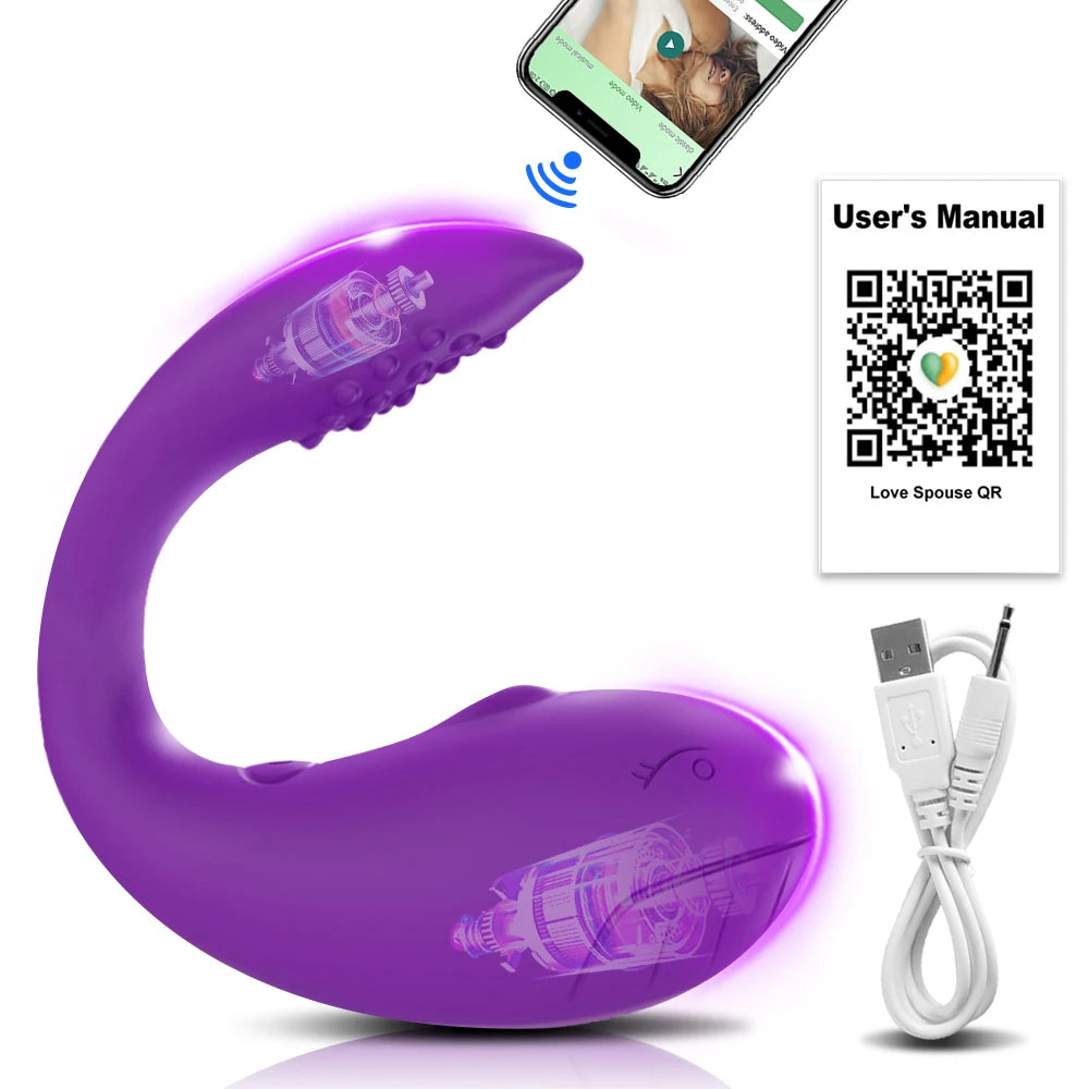 Wireless Bluetooth G Spot Vibrator Women Clitoris Stimulator Female Wearable Panties Vibrator Love Egg Adult Vibrating Sex Toys