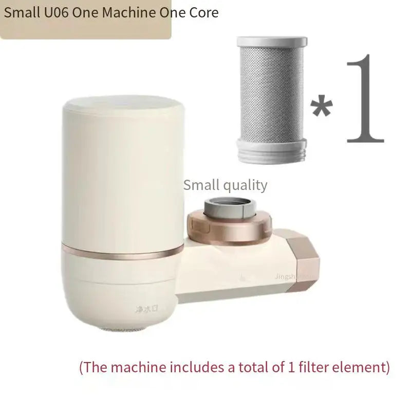 XiaoZhi Water Purifier Removes Scale and Residual Chlorine for Household Use, Filter Scale, Desktop Prefilter for Household Use.