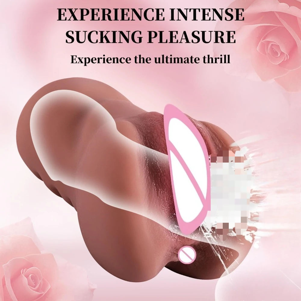 Super Realistic Vagina Anal Male Masturbator Qualitative Materials Masturbation Cup Sex Doll Pocket Pussy 18+ Sex Toys For Men