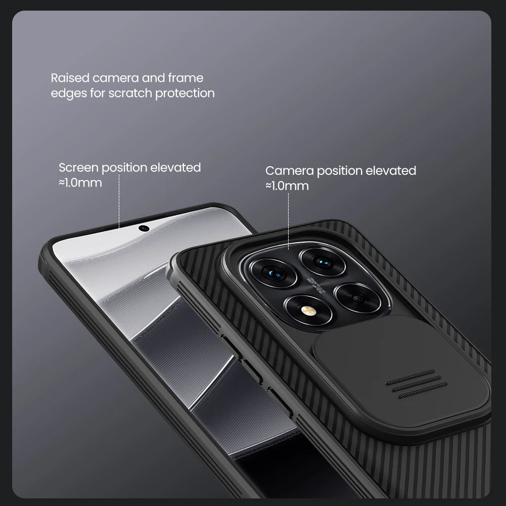 Nillkin for Xiaomi Redmi note 14 Pro 5G 14 Pro Plus 5G CamShield Pro Slide Camera Cover Shockproof Protector Phone Case