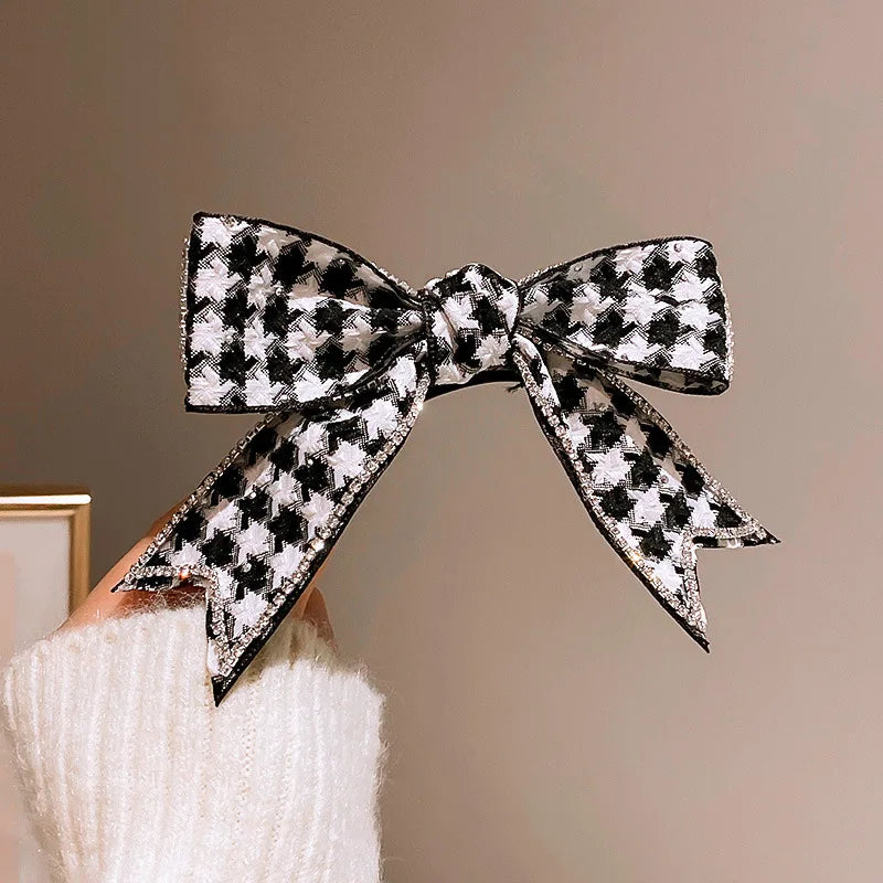 2025 New Round Ball Imitation Pearl Solid Color Spring Hair Pin/Clips for Women Personality Temperament Fashion Bow Accessories