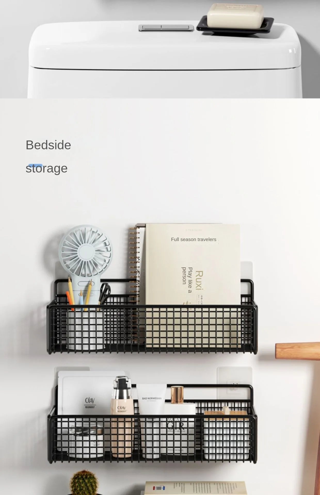 Kitchen Wall Mount Storage Rack Non Perforated Wall Mounted Storage Rack Wall Shelf Spice Rack Kitchen Rack Dish Rack Sink Rack