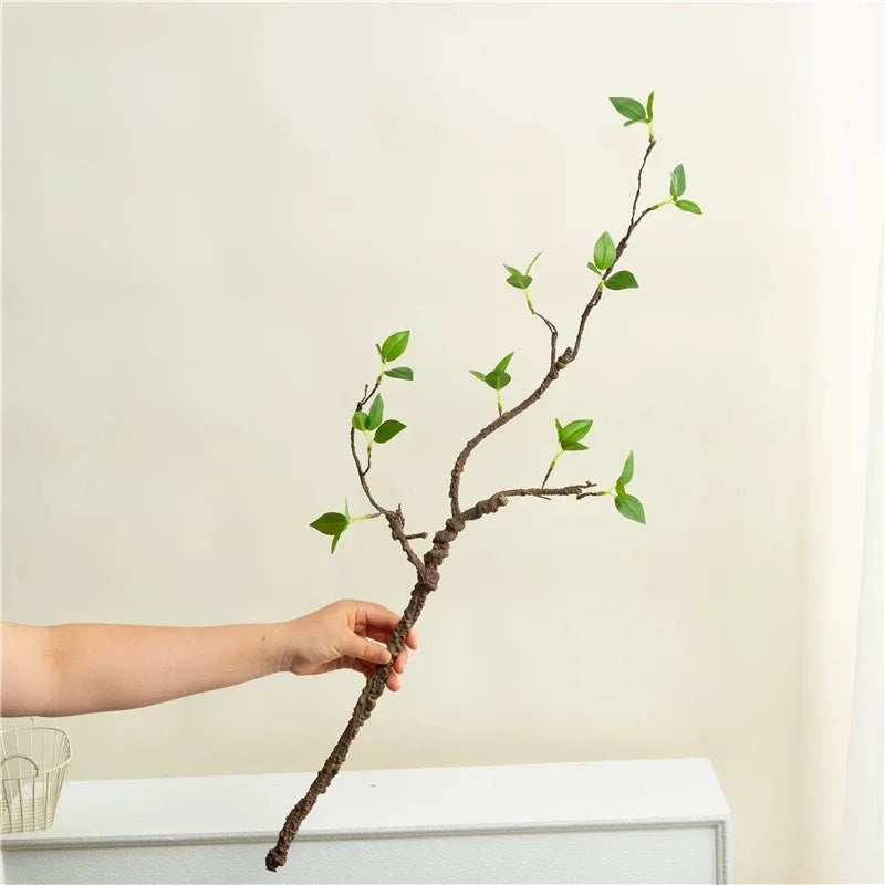 32.7 Inch Fresh Green Bud Fake Plant for Living Room Indoor Decoration Hotel Dining Table Floral Decor