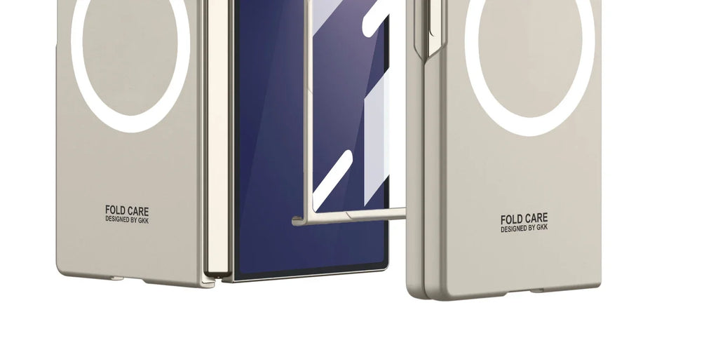Magnetic Wireless Charging Phone Case For Samsung Galaxy Z Fold 7 6 5 Ultra-thin With Glass Film Z Fold7 Fold6 Protective Cover