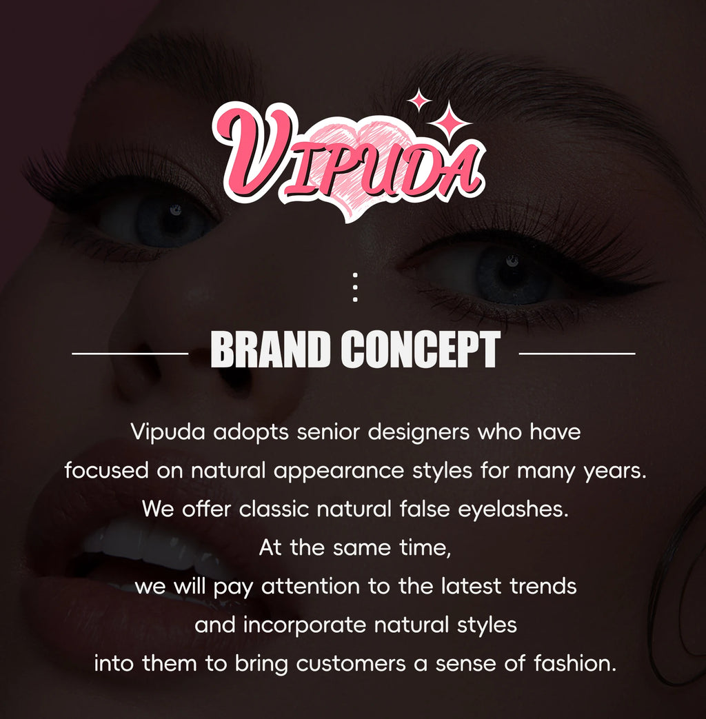 Vipuda Self Adhesive Cluster Lashes Press on No Glue Needed Segmented Eyelashes Reusable DIY Individual Eyelash Extension