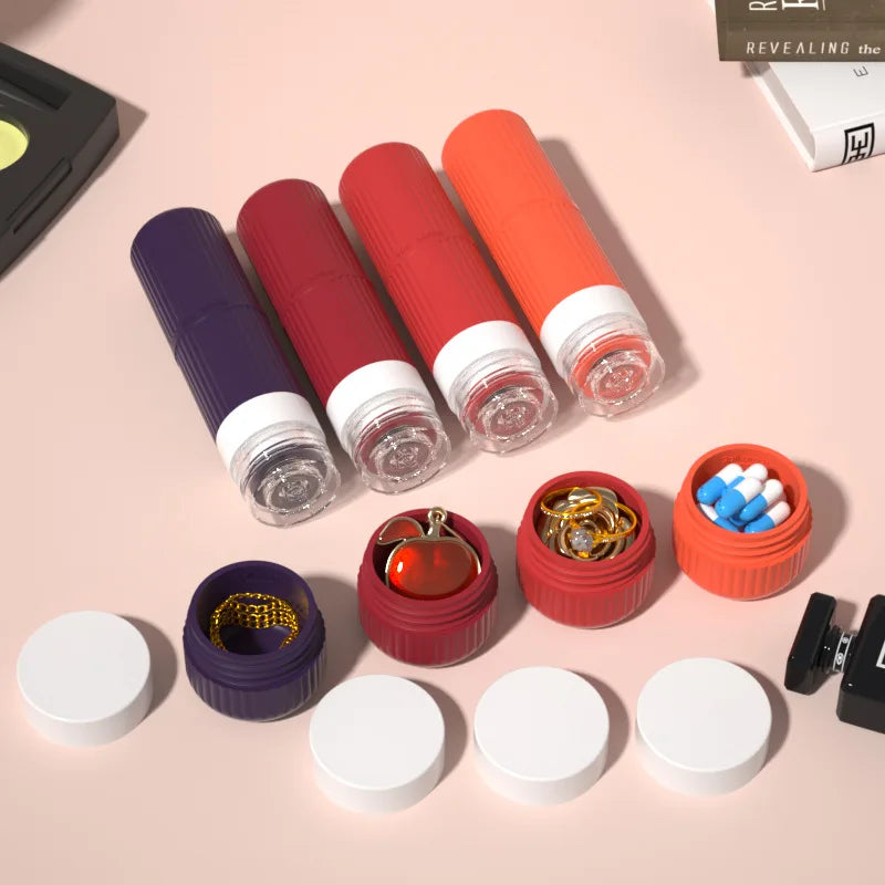 8PCS SiliconeTravel Bottles Travel-Sized Toiletries Travel Containers Leak-Proof Silicone Squeeze Travel Essentials Cream Jar