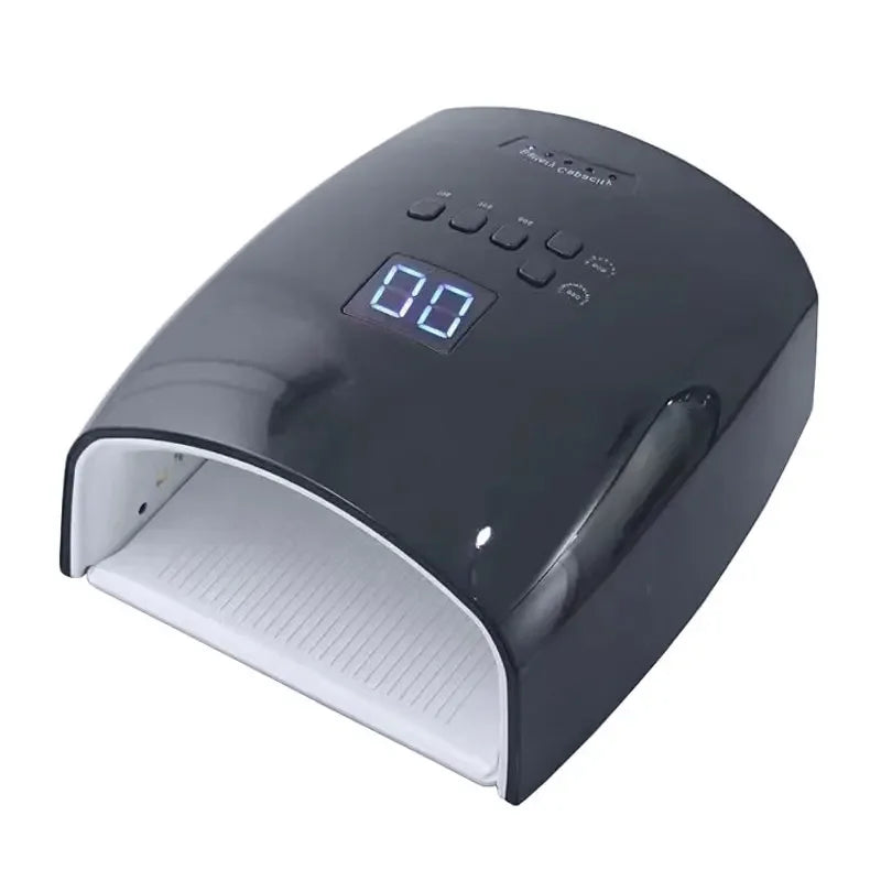 Rechargeable UV LED Nail Lamp 66W Lamp for Manicure with LCD Screen 4 Timer Settings Nail Art Manicure Tools for Home and Salon