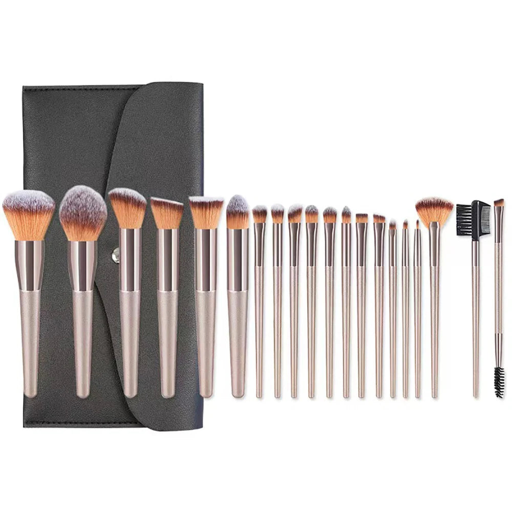 Makeup Brushes Set Face Eyes Make Up Brush Eyelash Eyeshadow Eyebrow Eyeliner Foundation Powder Blush Highlight Lips Brush