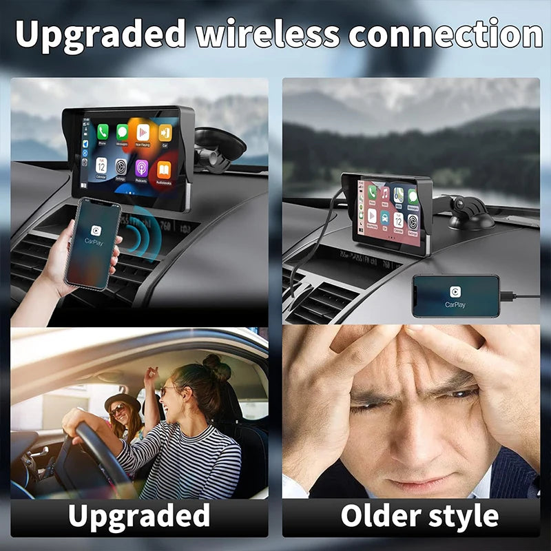 Portable Multimedia Player Touch Screen for Car with Apple CarPlay Android Auto Bluetooth Radio Car Intelligent Systems MP5