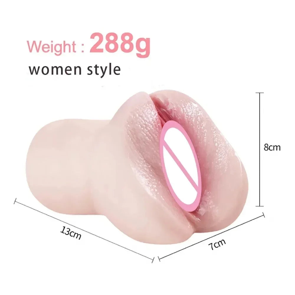 Male Masturbator Cup Oral Sex Real Vaginal Pocket Cat Oral Sex Adult Male Artificial Texture Stimulating Sex Toy For Men 18+