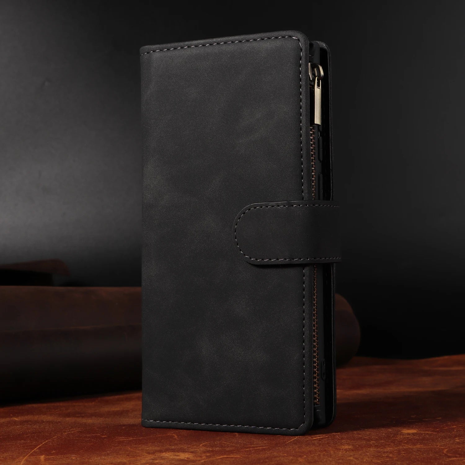 CAESBON Wallet Multi-card Zipper Kickstand Magnetic Flip Leather Case For Samsung Galaxy A06 A16 A26 A36 A56 A15 A25 A35 A55 A14