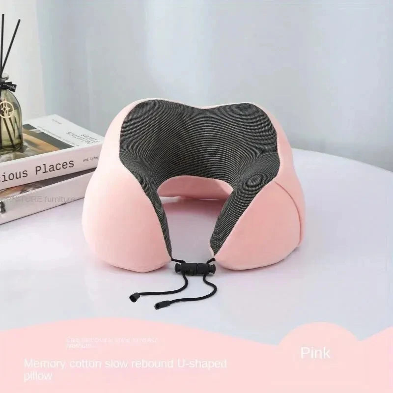Soft Travel Pillow U Shaped Travel Healthcare Memory Foam Neck Cervical Airplane Pillow Neck Cushion