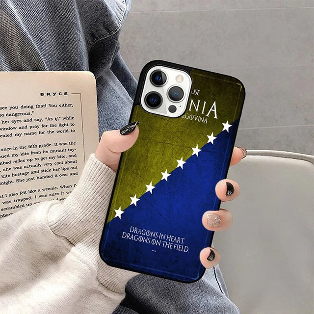 Bosnia and Herzegovina Flag Mobile Case For iPhone 17 Air 16 15 12 Pro Max 13 11 14 Pro Max Max SE2020 Plus Phone Cover