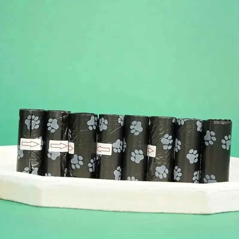 10 Rolls Paw Print Pet Garbage Bags, Leak Proof Pet Dog Waste Bags Doggie Poop BagsDog Poop Bags for Dog Large Cat Waste