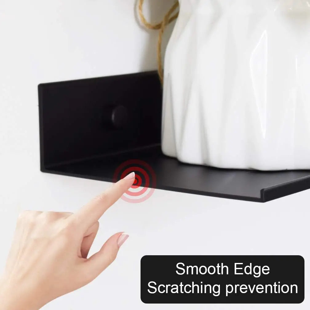 Floating Bathroom Shelves Without Drilling Storage Wall Rack Home Organizer Ledge Hardwares Cabinet Kitchen Toilet Accessories