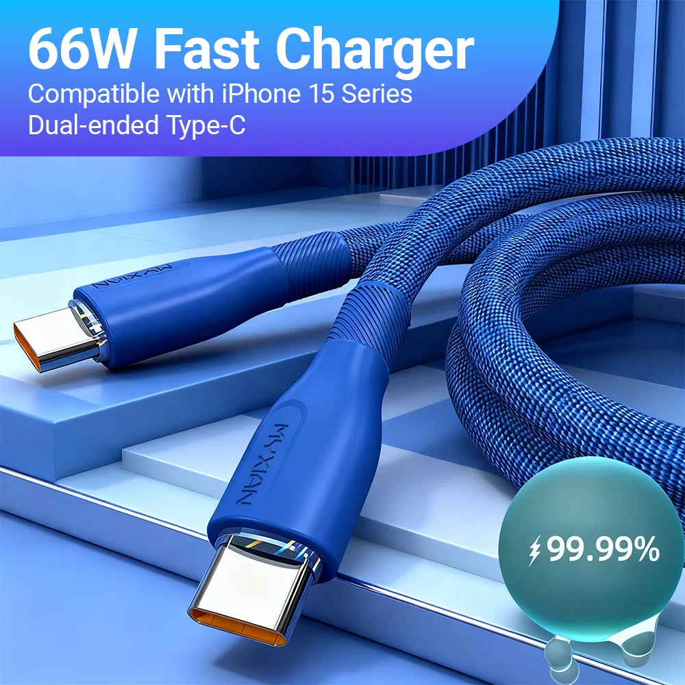 66W 3A Type C Cable Super Fast Charger Cord Quick Charge USB C Cables Phone Charger For Xiaomi Huawei Oneplus POCO OPPO
