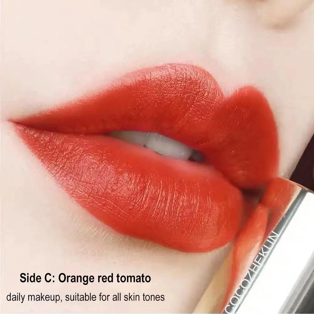 Velvet Matte Vegan Lipstick Moisturising Non-stick Waterproof Long-lasting Compact Portable All-round Show Your Beauty