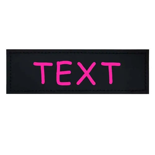 2 PCS Personalized Dog Name Labels Colorful Pattern Pet Harness Custom Tag Removed Stickers ID Dog Chest Strap Vest Collar Tag