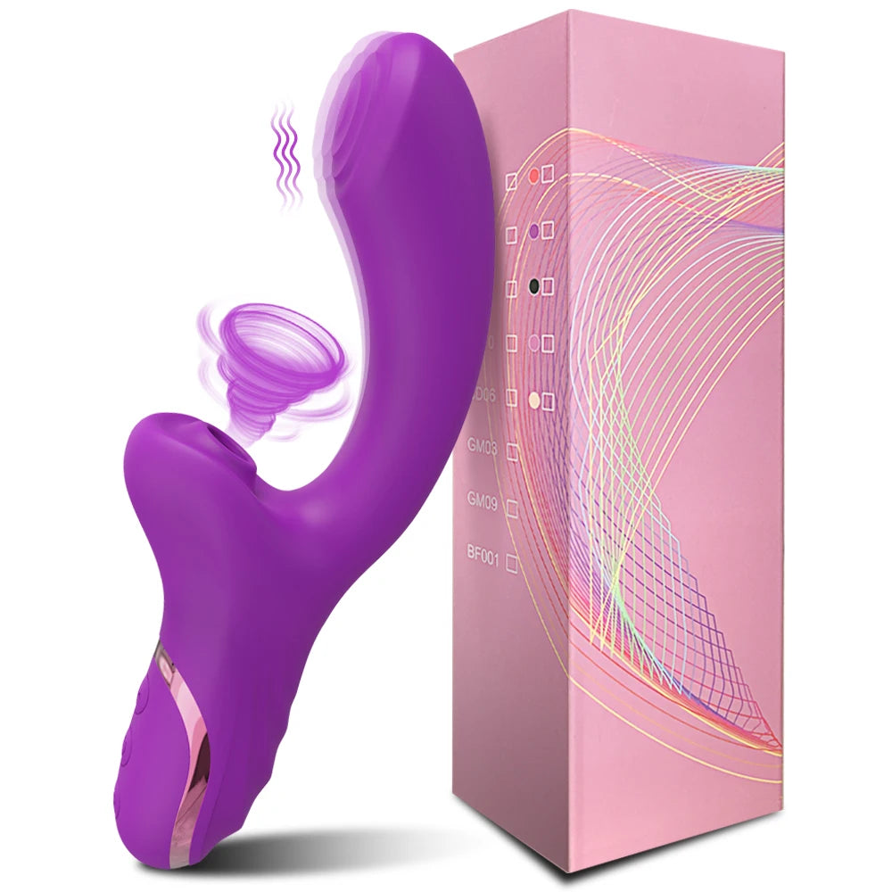 20 Modes G-Spot Vibrator Female Powerful Clit Clitoris Sucker Vacuum Stimulator Dildo Sex Toys Waterproof for Women Adults Goods