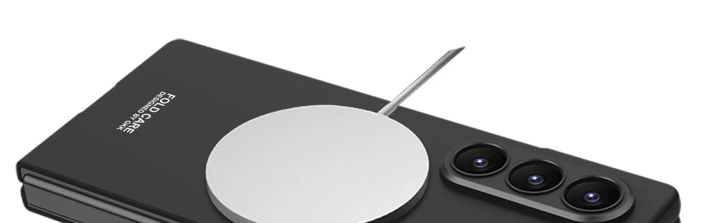 Magnetic Wireless Charging Phone Case For Samsung Galaxy Z Fold 7 6 5 Ultra-thin With Glass Film Z Fold7 Fold6 Protective Cover