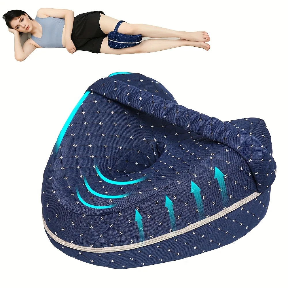 Memory Foam Leg Knee Foam Support Pillow Side Sleeper Sciatica Orthopedic Sciatica Back Hip Relief Pillow For Bed Sofa