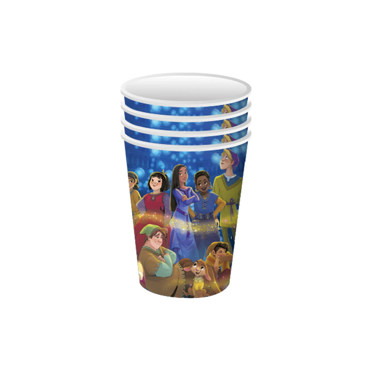 Cartoon Wish Birthday Party Decorations Asha Goat Balloons Disposable Tableware Plate Straw Napkin Princess Baby Shower Supplies