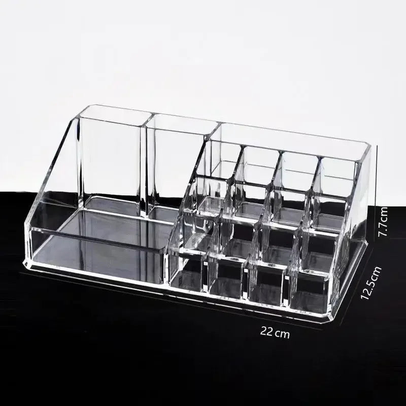 Acrylic Cosmetics Storage Case Four Drawer Type Transparent Cosmetics Box Large Size Manicure Makeup Organizer Display Case