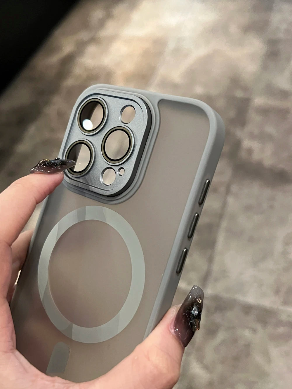 Matte For Magsafe Magnetic Case For iPhone 16 15 Pro Max 14 13 12 11 Frosted Translucent Wireless Charge Shockproof Bumper Cover