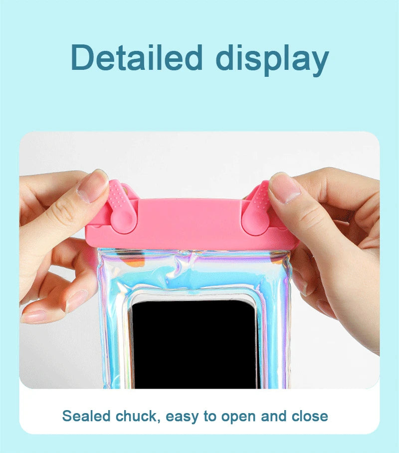 Swimming Bags Waterproof Phone Case  For iPhone 15 14 13 12 11 Pro Max X Xiaomi 13 Samsung S23 Universal Waterproof Bag