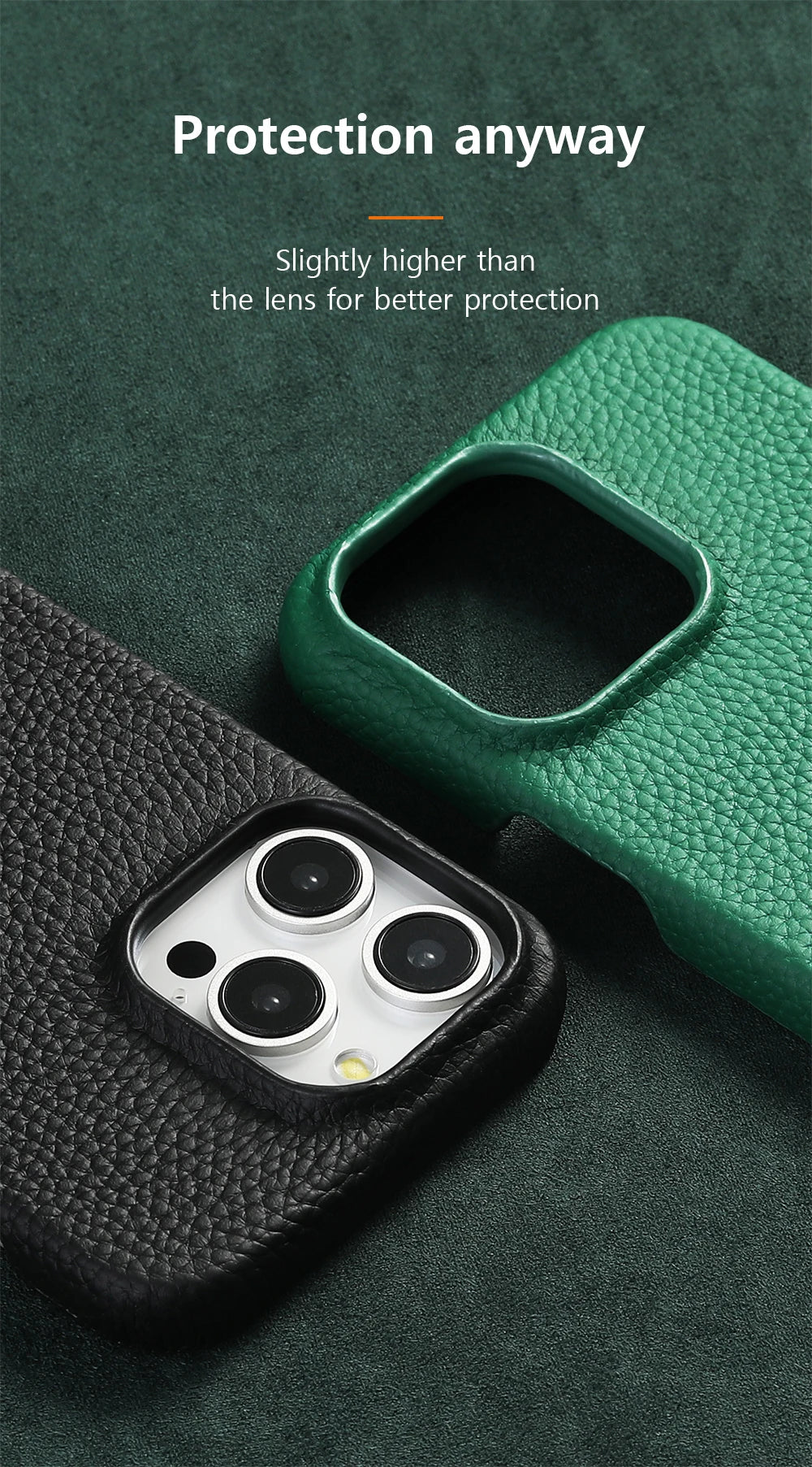 LANGSIDI Natural Cowhide Leather Magsafe Case for iPhone 16/15/Pro Max/Pro/Promax/15Pro/16Pro Luxury Magnetic Phone Back Cover