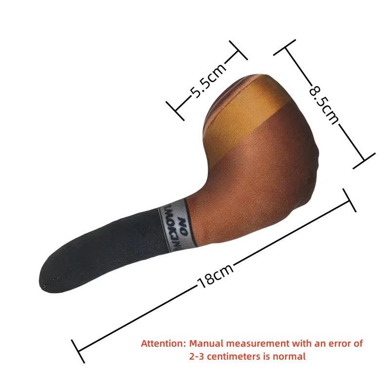 Stuffed Raw Dog Bite Toy Joint Cigarette Case Plush Cigar Funny Interactive Puppy Dog Chew Squeak Toys Cigarettes Toy for A Dog