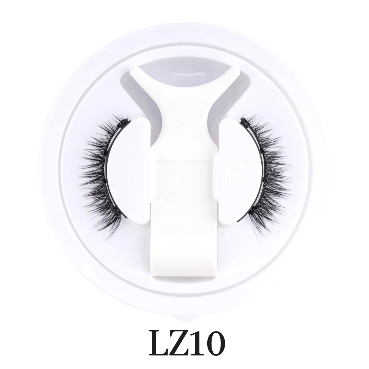 Reusable Magnetic Eyelashes 1 Pair Natural Curly Fluffy Magnetic False Eyelashes No Glue Needed Lashes Makeup with Tweezer Set